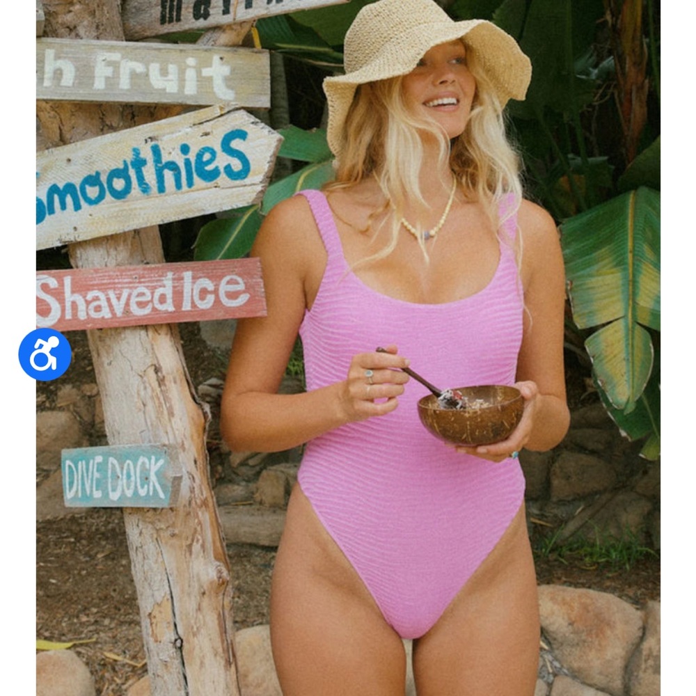 NWT Pink One Piece Swimsuit